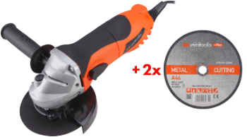 Polizor Unghiular AG125 + 2x Disc Abraziv PROMO