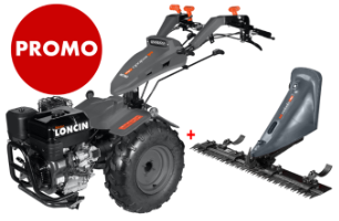 Pachet Motocultivator Evotools PLUS Loncin MT370 cu Cositoare