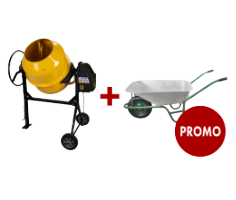 Betoniera BuildXell + Roaba PROMO 1+1