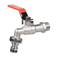 Robinet Dublu Serviciu cu Maneta si Conector Rapid Evosanitary