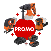 Kit 2 Unelte cu Acumulatori 4Ah si Incarcator (PROMO 681325 Masina de Slefuit )