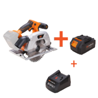 Kit Ferastrau Circular cu Acumulator si Incarcator Brushless EvoTools