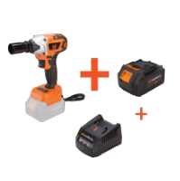 Kit Pistol de Impact 1/2 cu Acumulator si Incarcator Brushless EvoTools