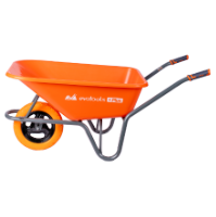 Roaba Cuva Plastic Tip P cu Roata Poliuretan si Janta Metalica EvoTools +Plus