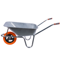 Roaba Zincata cu Roata PU si Janta Metalica Tip P EvoTools +Plus