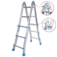 Scara Aluminiu Modulara 2094 EvoTools / N[trepte]: 4x3; Hu[cm]: 140; Ht[cm]: 286
