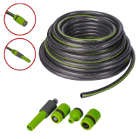 Furtun Armat Anti-Rasucire cu Accesorii EvoTools