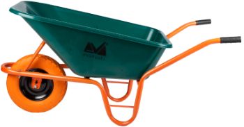 Roaba Evotools cu Cuva din Plastic si Roata Poliuretan cu Janta Metalica