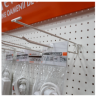 Carlig cu Suport Pret Expozitor Metalic 2068