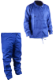 Costum Albastru Haina si Pantalon Simplu