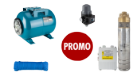Kit  Hidrofor 24l cu Pompa Submersibila 1100W