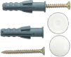 Suruburi Fixare Oglinda Alb 2 Pcs