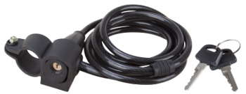 Lacat Cablu cu Protectie pt Bicicleta 4562 / d[mm]: 10; L[mm]: 650