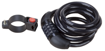 Lacat Cablu cu Protectie si Cifru pt Bicicleta 4512 / d[mm]: 10; L[mm]: 800; Tip: Simplu
