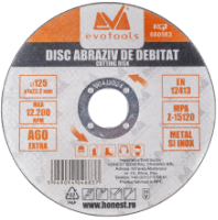 Disc Abraziv de Debitat ETS / G: A46 Extra; D[mm]: 180; B[mm]: 1.6
