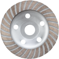 Disc Diamantat Turbo pentru Slefuit Beton / D[mm]: 125; G[mm]: 5
