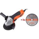 Polizor Unghiular AG125 + 2x Disc Abraziv PROMO