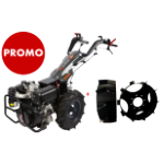 Pachet Motocultivator Diesel Kama MTD370 10CP cu Roti Metalice Evotools PLUS