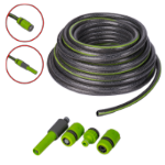 Furtun Armat Anti-Rasucire cu Accesorii EvoTools