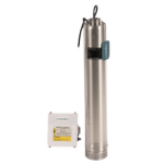 Pompa Submersibila Inox 750W Centrifugala 6 Turbine Absorbtie in Partea Inferioara si Panou de Comanda Evosanitary