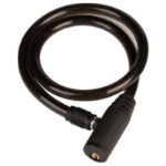 Lacat Bicicleta Cablu cu Protectie 4562