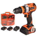 Kit Masina de Insurubat cu Percutie Brushless cu 2 Acumulatori si Accesorii Max 20V POWER Evotools